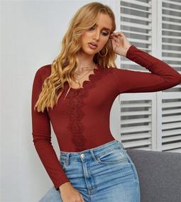 img 1 attached to 👚 Женский рукавный боди от TARAINYA - стильная женская одежда и боди