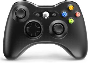 img 4 attached to 🎮 YAEYE Wireless Controller for Xbox 360 & PC - 2.4GHZ Gamepad Joystick (Black)