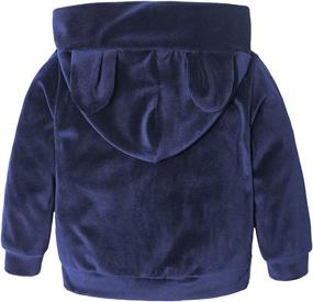 img 3 attached to MYGBCPJS Little Outfits Hooded Pullover Boys' Clothing : Clothing Sets