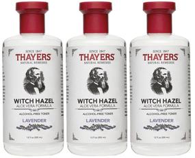 img 1 attached to Thayers Alcohol-Free Lavender Witch Hazel Toner - 12-Ounces (Pack of 3)