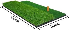 img 3 attached to 🏌️ Upgrade Your Golf Practice with NAIZEA Golf Mats: Tee, Fairway & Rough Hitting Mat for Backyard or Outdoor Use