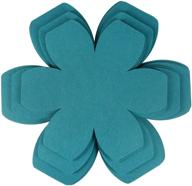 bykitchen pot and pan protectors: set of 12, 3 sizes, cyan felt pads for stacking & protecting cookware logo