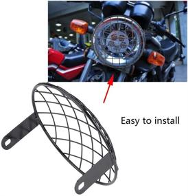 img 2 attached to Acouto Motorcycle Headlight Universal Protector