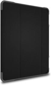 img 1 attached to 💼 STM Dux Plus Duo: Black Ultra-Protective Case for Apple iPad 8th/7th Gen (Model: stm-222-236JU-01)