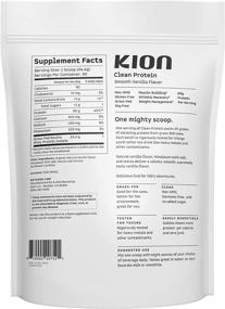 img 3 attached to 🥛 Kion Clean Protein: Premium Grass-Fed Whey Isolate Powder – Smooth Vanilla Flavor | 30 Servings