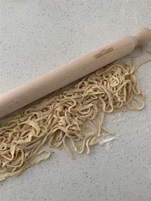 img 1 attached to Authentic Italian Chef Verde Mattarello - 80cm Long Pasta Rolling Pin - Handcrafted in Italy