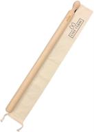 authentic italian chef verde mattarello - 80cm long pasta rolling pin - handcrafted in italy logo