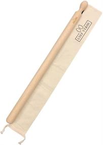 img 4 attached to Authentic Italian Chef Verde Mattarello - 80cm Long Pasta Rolling Pin - Handcrafted in Italy