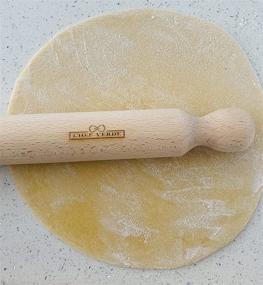 img 2 attached to Authentic Italian Chef Verde Mattarello - 80cm Long Pasta Rolling Pin - Handcrafted in Italy