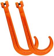 vulcan forged grade 80 clevis tow hook - 15 inch, 2 pack - 7,100 pound safe working load: heavy-duty vehicle recovery made easy logo