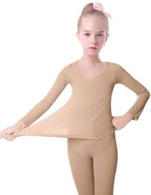 img 1 attached to Daydance Thermal Underwear Pants Girls Girls' Clothing