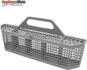 img 3 attached to 🍴 Premium Replacement Dishwasher Silverware Utensil Basket for GE - WD28X10128 (19.7"x3.8"x8.4")