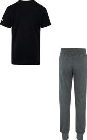 img 3 attached to 👕 Hurley Boys' 2 Piece Graphic T Shirt and Joggers Set