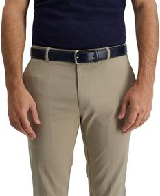 img 2 attached to Stylish and Versatile: Tommy Hilfiger Men's Casual Brown Accessories and Belts Collection