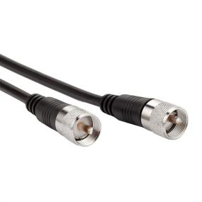 img 2 attached to High-Quality RG8x Coaxial Cable: 50ft CB Coax Cable with UHF PL259 Male to Male Connectors - Ideal for HAM Radio, Antenna Analyzer, Dummy Load, SWR Meter