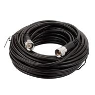 high-quality rg8x coaxial cable: 50ft cb coax cable with uhf pl259 male to male connectors - ideal for ham radio, antenna analyzer, dummy load, swr meter logo