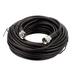 img 3 attached to High-Quality RG8x Coaxial Cable: 50ft CB Coax Cable with UHF PL259 Male to Male Connectors - Ideal for HAM Radio, Antenna Analyzer, Dummy Load, SWR Meter
