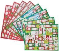 holiday xmas adhesive sticker labels logo