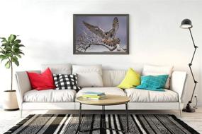 img 1 attached to 🦅 Explore the Beauty of Wildlife with DIY 5D Peregrine Falcon Painting Kit: Adult Rhinestone Cross Stitch for Home Decoration