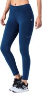 naviskin women's fleece lined leggings: stay warm and comfy during winter exercise and outdoor activities with convenient pockets logo