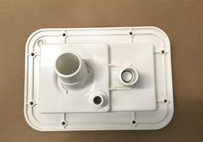 img 1 attached to RV Trailer Marine Gravity City Water Fill Dish Check Valve - Valterra White