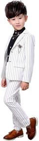 img 2 attached to Pinstripe Separated Blazer Pieces Colors Boys' Clothing