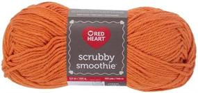 img 3 attached to 🍊 Smoothie Scrubby in Vibrant Orange Yarn - Red Heart