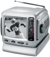 📺 coby cx-tv1 5" black-and-white tv with am/fm tuner: compact entertainment for anywhere logo