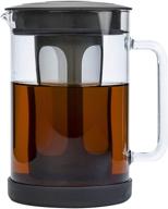 ☕ primula pace cold brew iced coffee maker: durable glass pitcher, airtight lid, dishwasher safe | 6 cup size, 1.6 qt logo