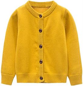 img 4 attached to 👦 Trendy Toddler Cardigan Sweaters for Boys - GLEAMING GRAIN Boys' Clothing