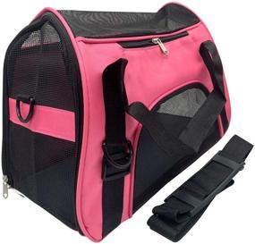 img 1 attached to 🐾 TIYOLAT Airline Approved Pet Carrier Bag - Portable Duffle Bag for Little Dogs, Cats, and Puppies - Ideal Travel Home for Small Animals