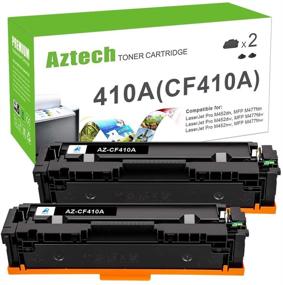 img 4 attached to 🖨️ High-Quality Aztech Compatible Toner Cartridge Replacement for HP 410A CF410A 410X CF410X - Ideal for Color Pro MFP M477fnw M477fdn M477fdw M452dw M452nw M452dn Printers - Black (2-Pack)