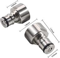 🍻 pera keg coupler adapter: sankey to ball lock quick disconnect conversion kit for home brewing - enhance your brewing experience! logo