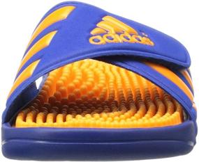 img 3 attached to Adidas Adissage Белые Детские Туфли и Сандали: унисекс комфорт и стиль.