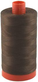 img 1 attached to Aurifil Thread - 2360 CHOCOLATE - Cotton Mako 50wt - Large Spool - 1300m