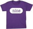 ninth birthday outfit t shirt heather boys' clothing in tops, tees & shirts logo