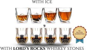 img 2 attached to 💎 Premium Whiskey Stones Gift Set - Enhance Your Drinking Experience with Stylish Accessories, Food Service Equipment & Supplies, and Tabletop & Serveware