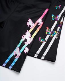 img 2 attached to 🦋 DELiAs Girls Active Shorts: Fluttering with Butterfly Girls' Clothing