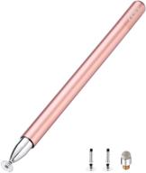 🖊️ rosegold stylus pens for ipad & iphone - ccivv capacitive pen with high sensitivity & fine point, magnetic cap cover, compatible with ipad pro, mini, air, surface, android tablets logo