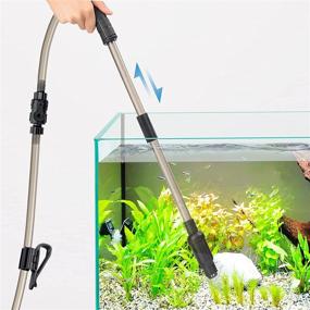 img 4 attached to 🐠 Efficient hygger Telescopic Aquarium Siphon Kit - Easy Water Change & Cleaning for 15 Gallon Aquariums and Up