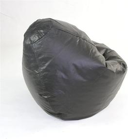 img 1 attached to 🪑 Classic Large Black Bean Bag: High-Quality American Furniture Alliance Fun Factory Edition