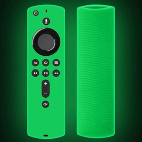 img 3 attached to 📺 Silicone Remote Cover for TV Stick 4k, TV Cube, TV (3rd Gen) - Luminous Glow in The Dark