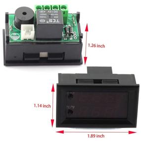 img 1 attached to 🌡️ DZS Elec Temperature Controller: -50 to 110 Celsius / (-58 to 230 F) Programmable Thermostat Module for Heating/Cooling Control, DC 12V, NTC Waterproof Sensor Probe, LED Display