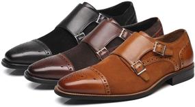 img 3 attached to 👞 Milano Leather Comfortable Business Noble 2 Black Men's Loafers & Slip-Ons: Ultimate Style and Comfort