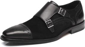 img 4 attached to 👞 Milano Leather Comfortable Business Noble 2 Black Men's Loafers & Slip-Ons: Ultimate Style and Comfort