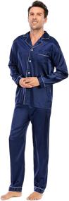 img 4 attached to LZLER Pajama Classic Pajamas Medium Men's Clothing