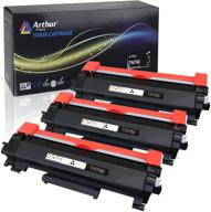 🖨️ improved brother tn730 tn760 high yield toner cartridge replacement by arthur imaging with ic chip - black (3-pack) logo