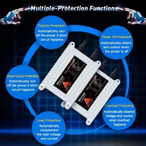 img 2 attached to 💡 Замена балластов для ксеноновых фар DZG HID - 35 Вт универсального размера тонкий балласт переменного тока, 1 пара качественных балластов переменного тока (AC)