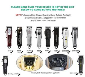 img 2 attached to Anrom Hair Clipper Charging Stand: A Versatile Dock for Senior Cordless Hair Clippers #8591 #8504 #8148