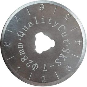 img 1 attached to 🔪 10-Pack of QualityCut 28mm Rotary Cutter Replacement Blades for Enhanced Cutting Performance